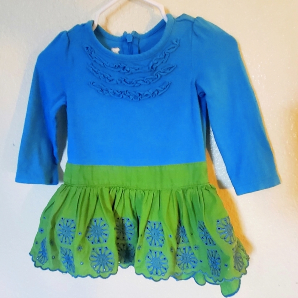 12 month Embroidered layered ruffles dress, Koala Kids brand